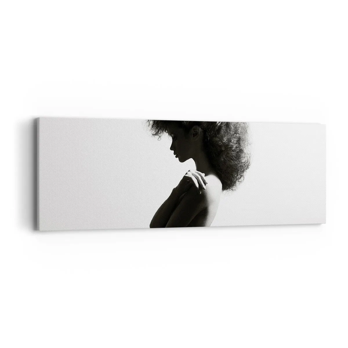 Impression sur toile - Image sur toile - Comme une fleur au bout d'une fine tige - 90x30 cm
