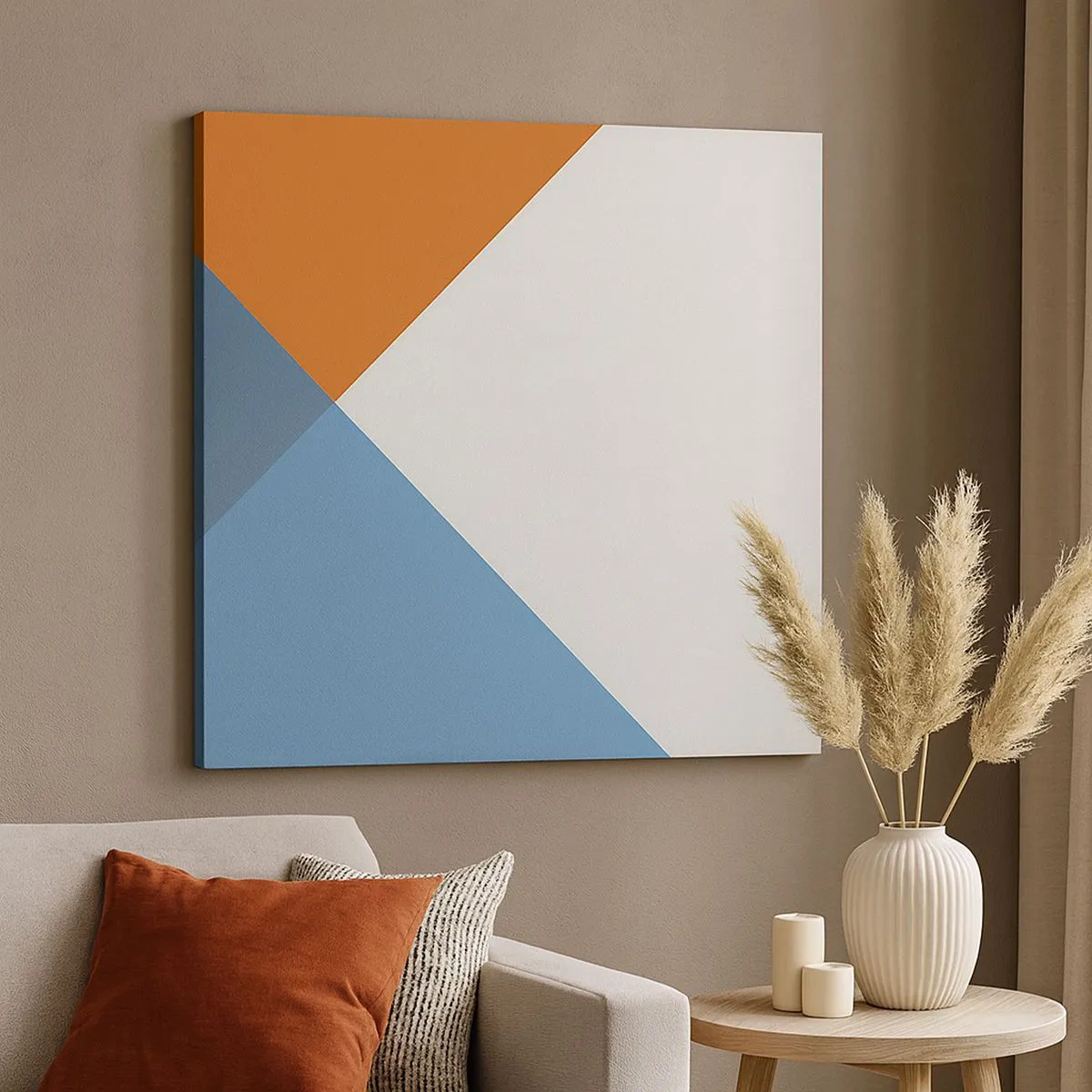 Impression sur toile - Image sur toile - Sous cette angle.... - 30x30 cm