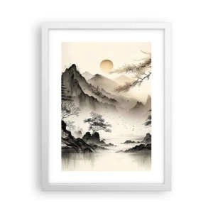 Affiche dans un cadre blanc - Poster - Le charme unique de l'Orient - 30x40 cm