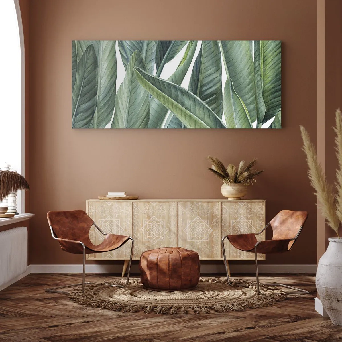 Impression sur toile - Image sur toile - La nature face à elle-même - 100x40 cm
