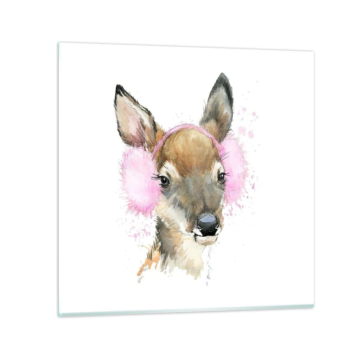 Impression sur verre - Image sur verre - Et le gel n'effraie plus - 60x60 cm