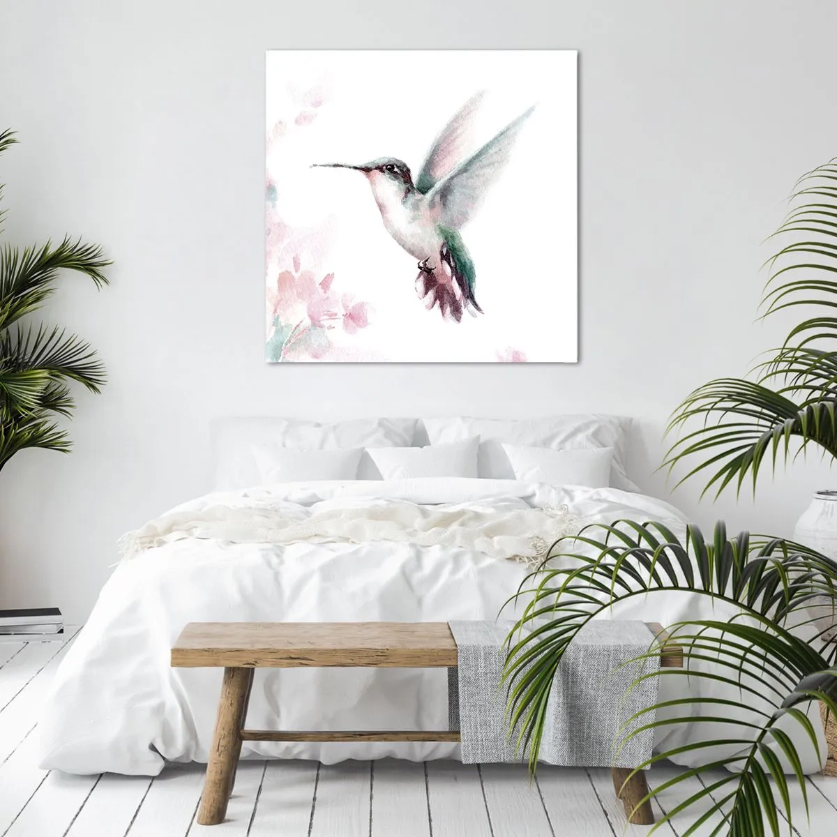Impression sur toile - Image sur toile - Immortalisé dans un battement - 50x50 cm