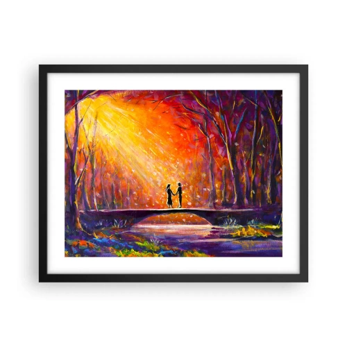 Affiche dans un cadre noir - Poster - Le ciel les aime aussi - 50x40 cm