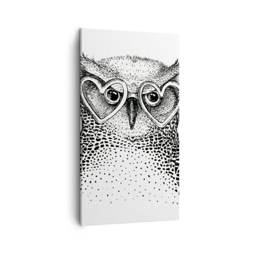 Impression sur toile - Image sur toile - Sagement et avec amour - 45x80 cm