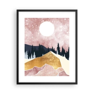 Affiche dans un cadre noir - Poster - Gardien de la nuit - 40x50 cm