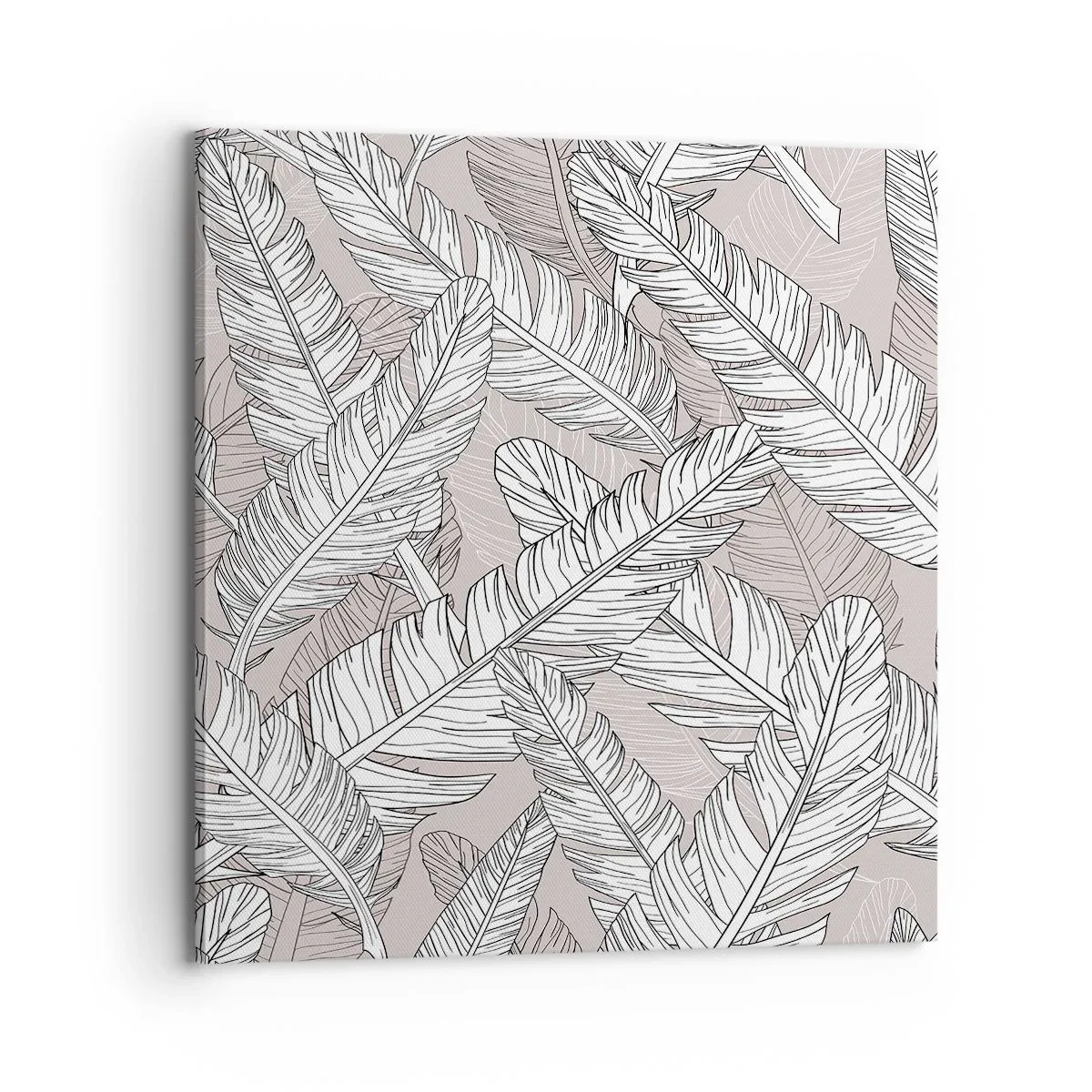 Impression sur toile - Image sur toile - Un tourbillon de plumes - 70x70 cm