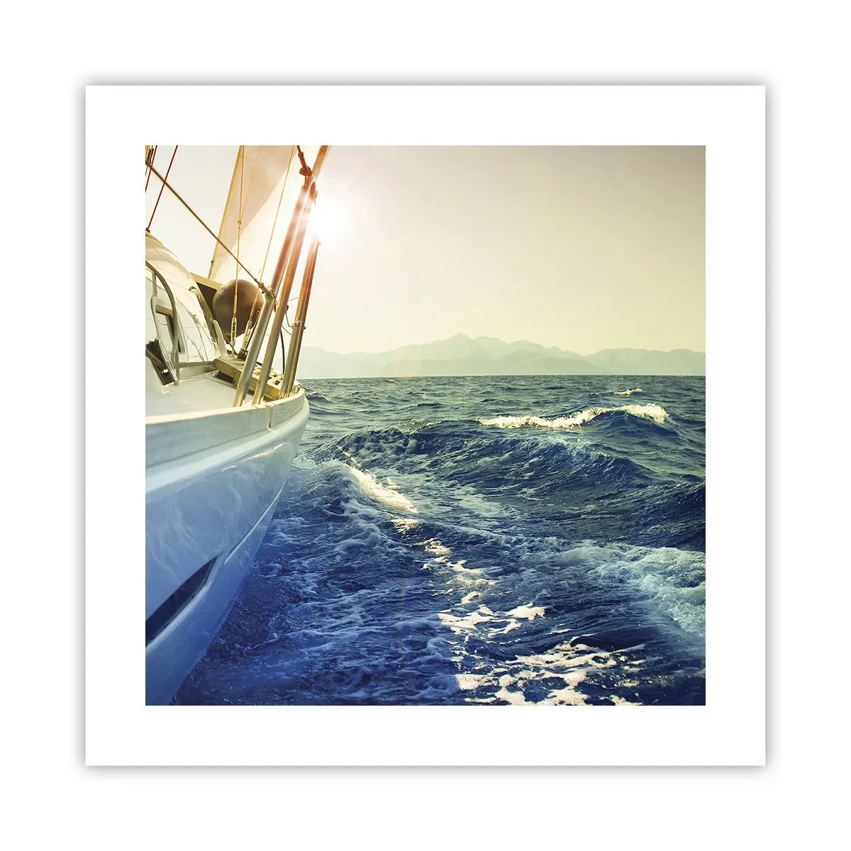 Affiche - Poster - Suite à l'aventure - 40x40 cm