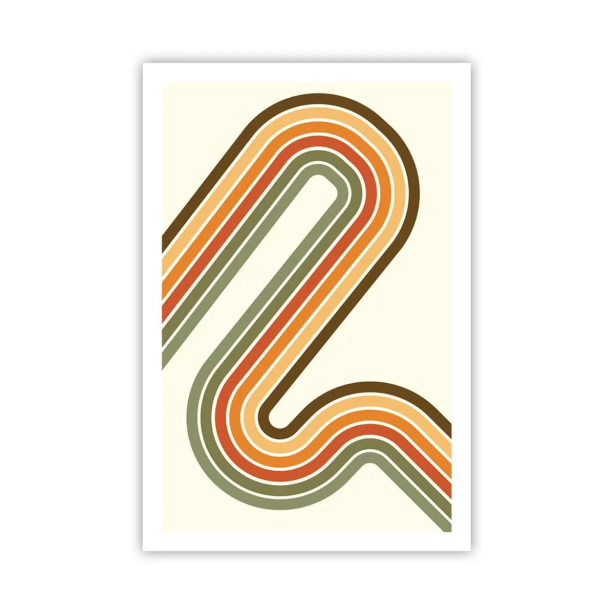 Affiche - Poster - En zig zag vers le but - 61x91 cm