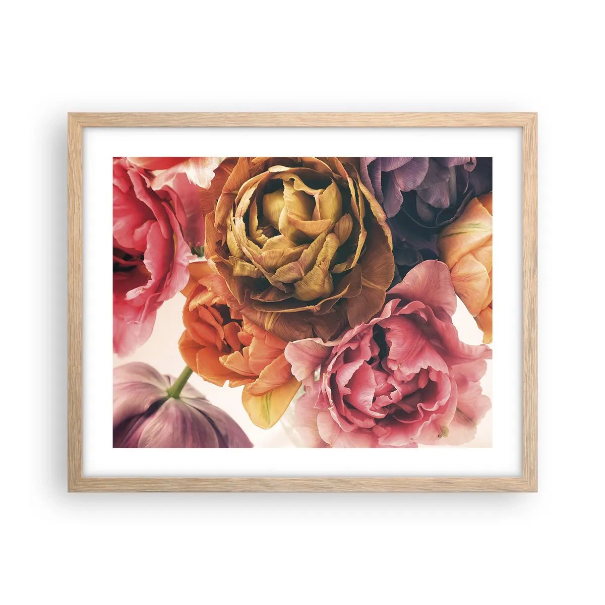 Affiche dans un chêne clair - Poster - La fête de la vie - 50x40 cm