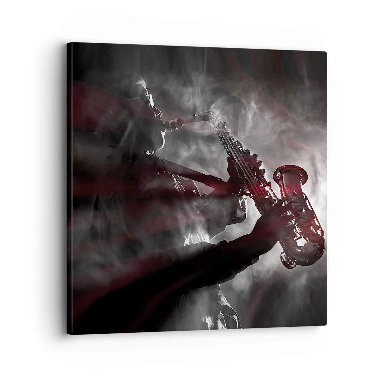 Impression sur toile - Image sur toile - Dans les brumes du jazz - 30x30 cm