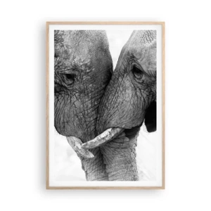 Affiche dans un chêne clair - Poster - Confession sincère - 70x100 cm