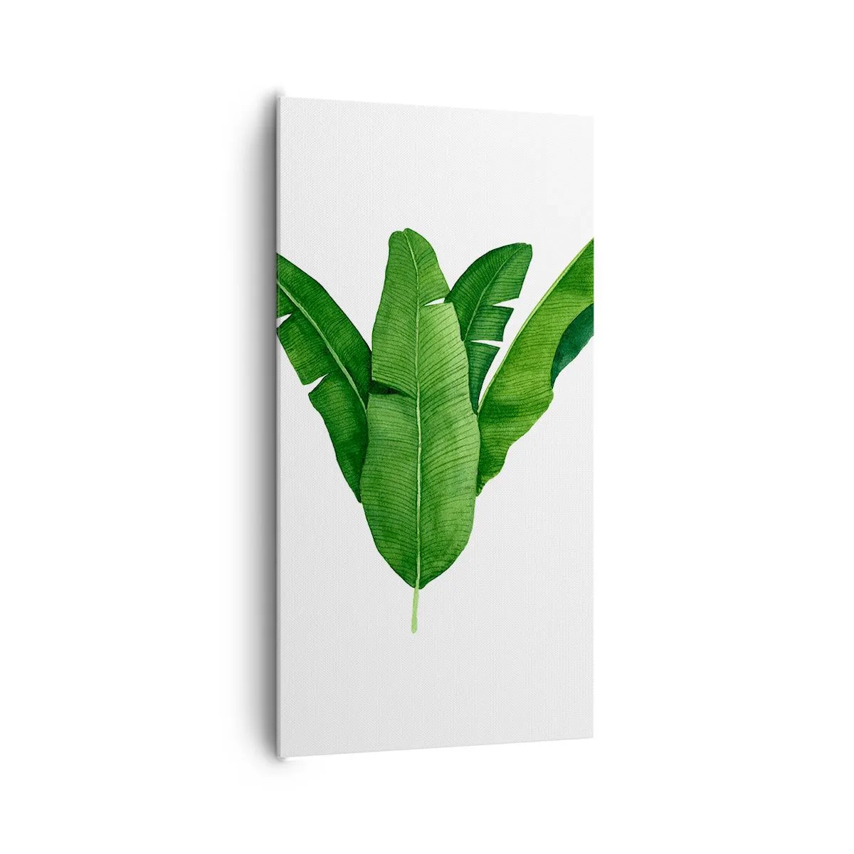 Impression sur toile - Image sur toile - Symétrie verte - 65x120 cm