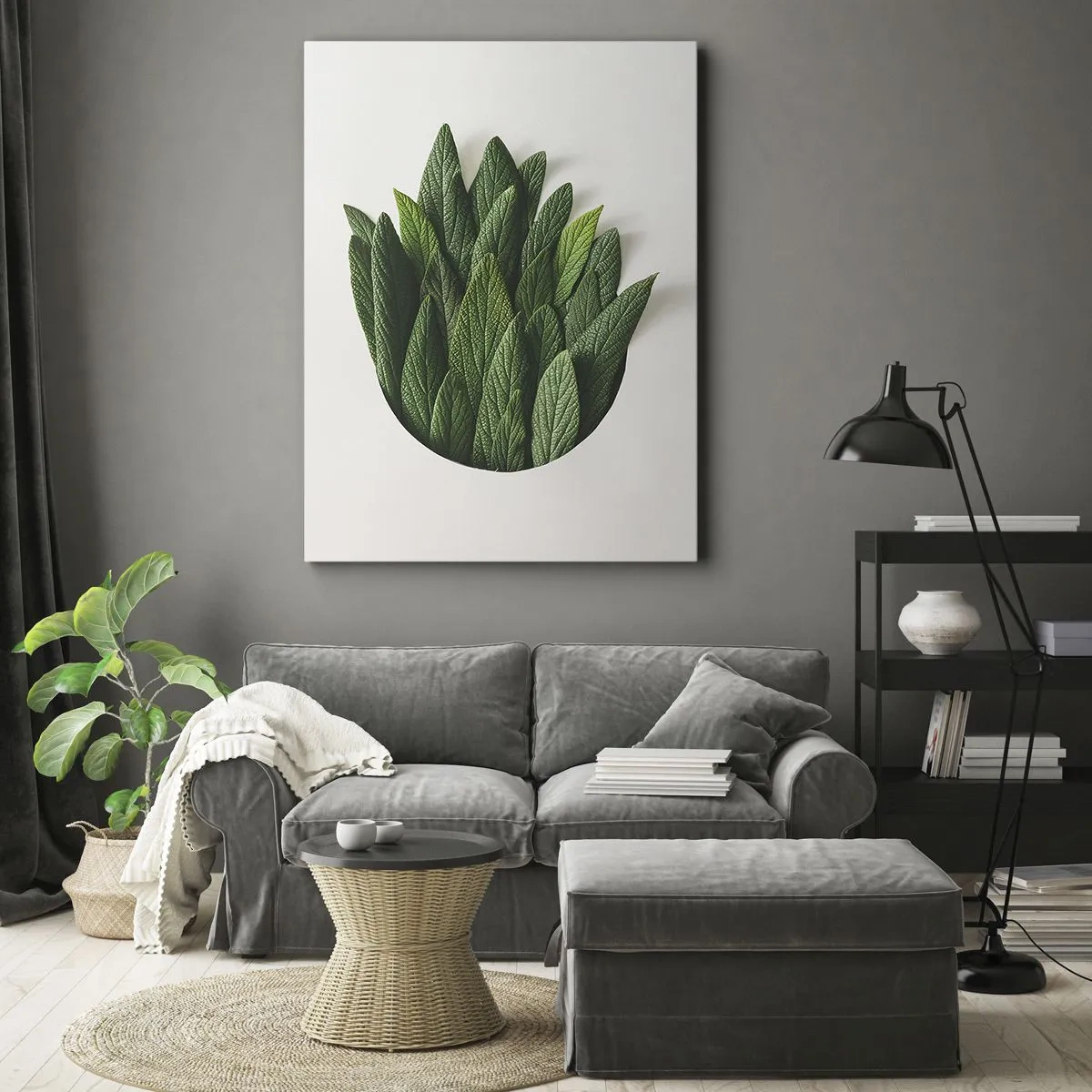 Impression sur toile - Image sur toile - Curiosité sans retenue - 65x120 cm