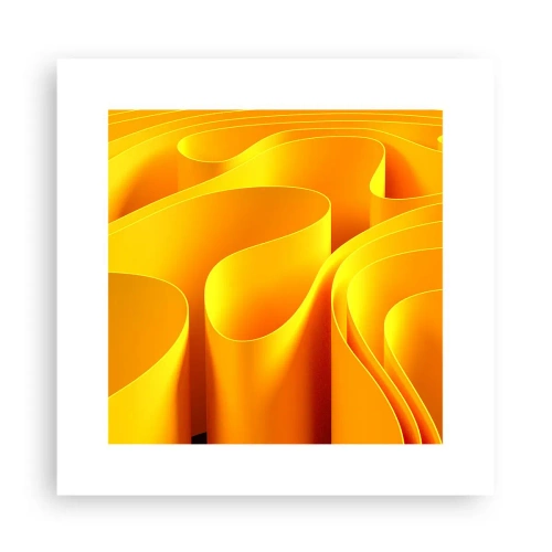 Affiche - Poster - Comme les vagues du soleil - 30x30 cm
