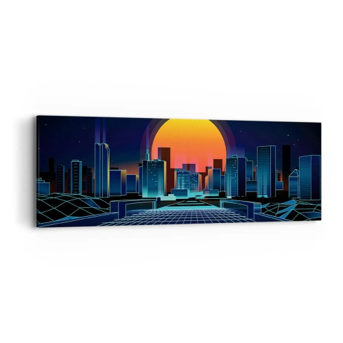 Impression sur toile - Image sur toile - Vous voulez toujours passer au réel ? - 90x30 cm