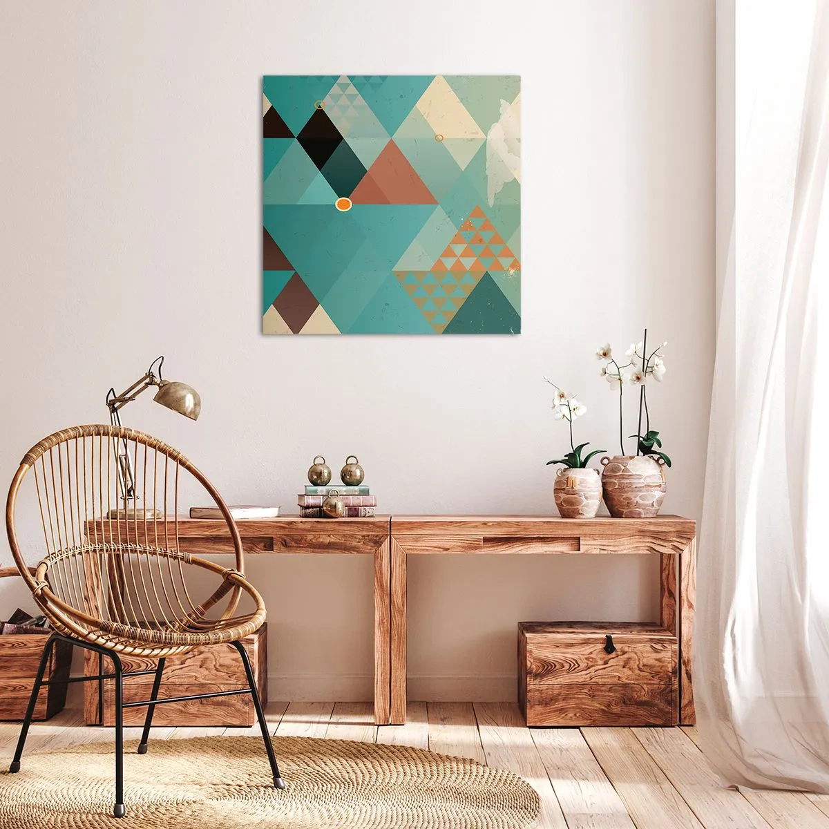 Impression sur toile - Image sur toile - Unité de la multiplicité, multiplicité de l'unité - 70x70 cm