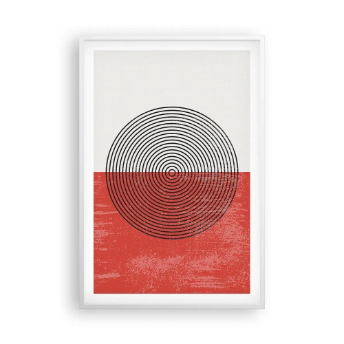 Affiche dans un cadre blanc - Poster - Dans le mille - 61x91 cm