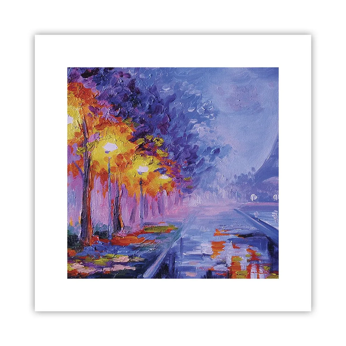 Affiche - Poster - Une ballade idéale - 30x30 cm