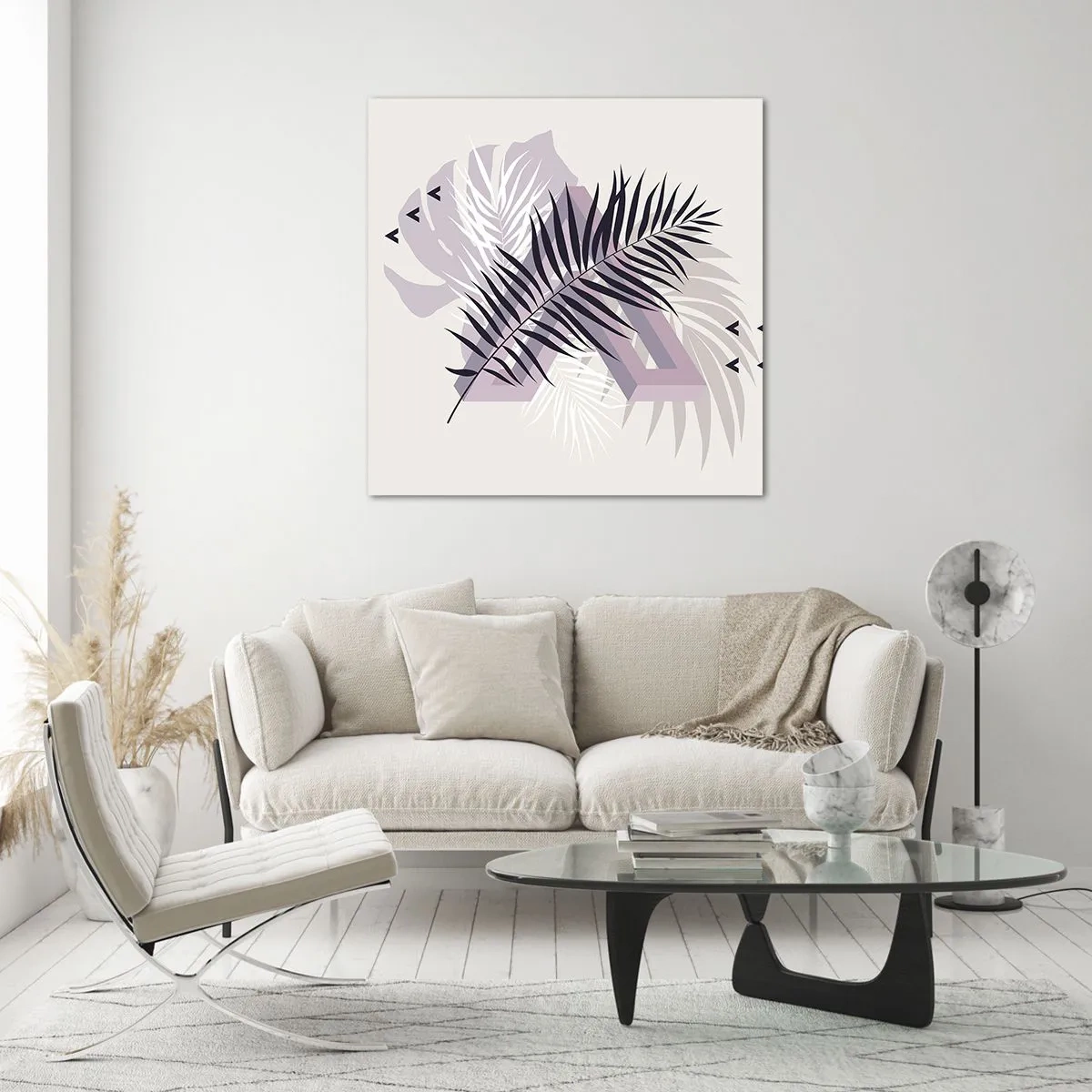 Impression sur verre - Image sur verre - L'ombre de l'obscurité - 70x70 cm