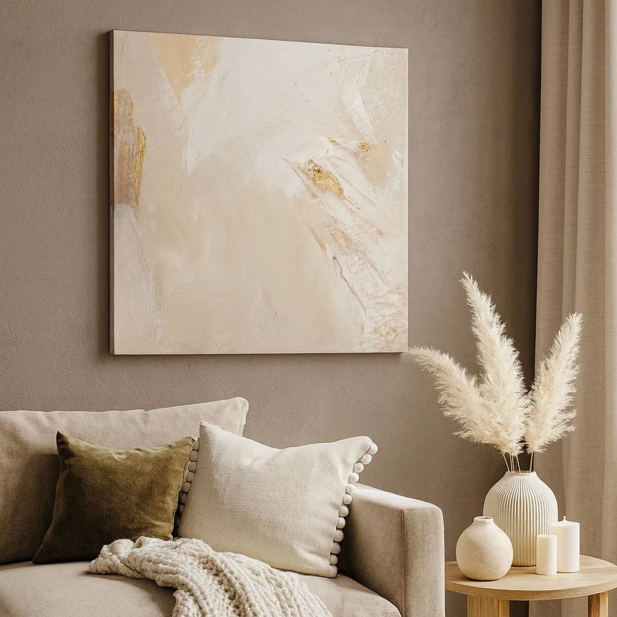 Impression sur toile - Image sur toile - Composition pastel - 30x30 cm