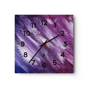 Horloge murale - Pendule murale - Quand le vent ensoleillé souffle - 30x30 cm