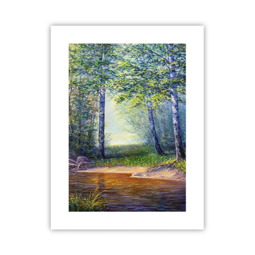 Affiche - Poster - Paysage idyllique - 30x40 cm