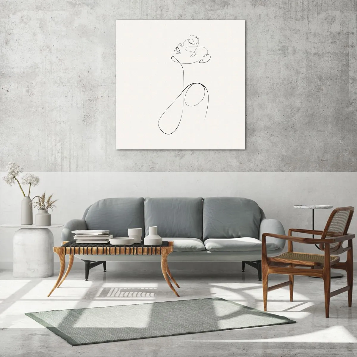 Impression sur verre - Image sur verre - En boucle dans les rêves - 30x30 cm