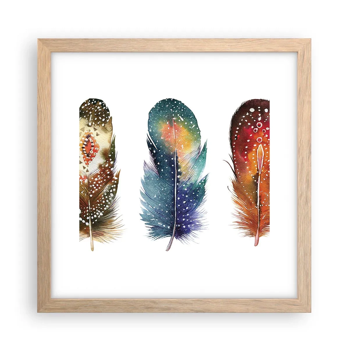 Affiche dans un chêne clair - Poster - Rituels, cérémonies, secrets - 30x30 cm