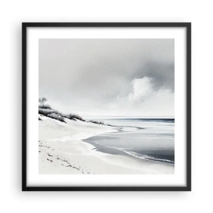 Affiche dans un cadre noir - Poster - Ensemble depuis toujours - 50x50 cm