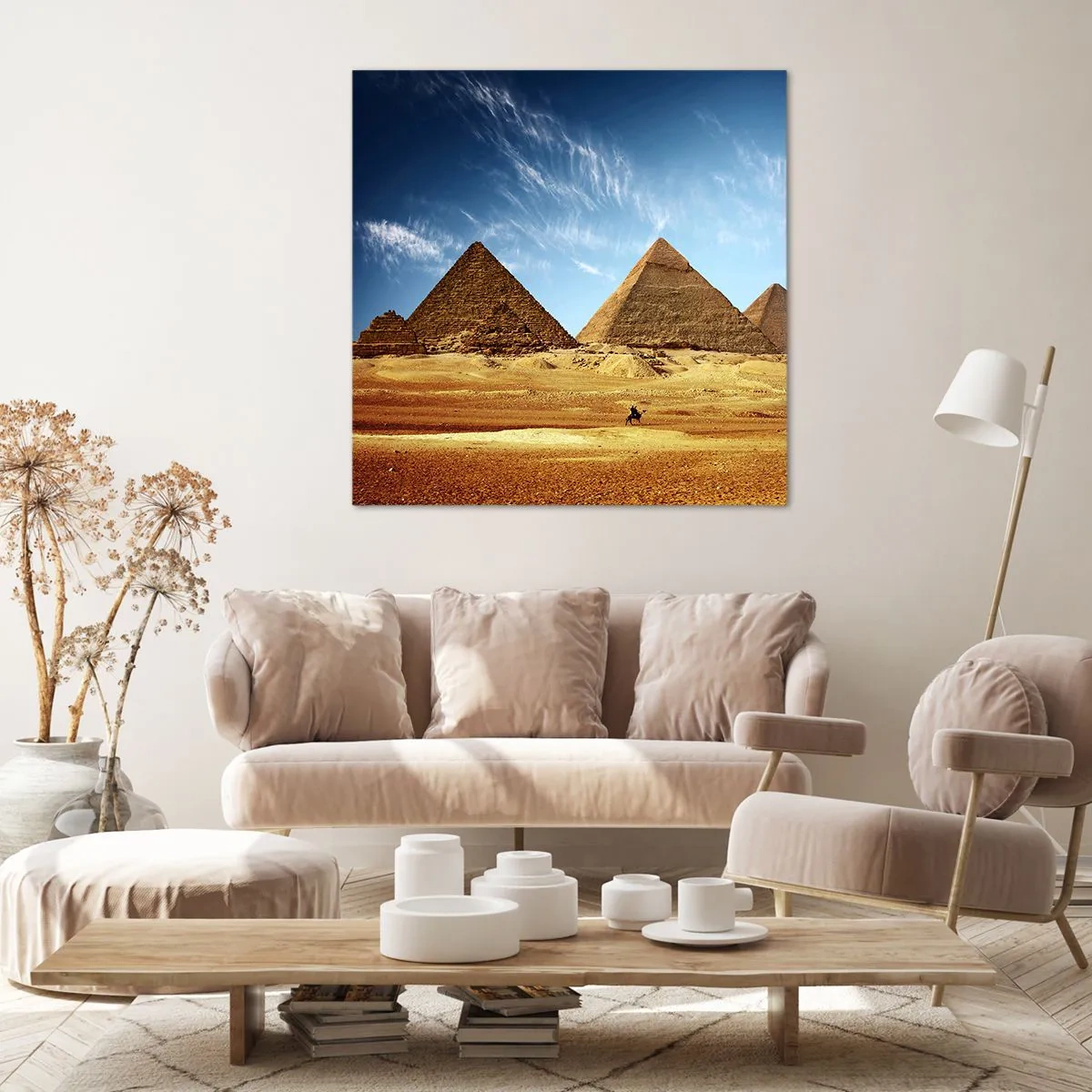 Impression sur toile - Image sur toile - 40 siècles vous regardent - 60x60 cm