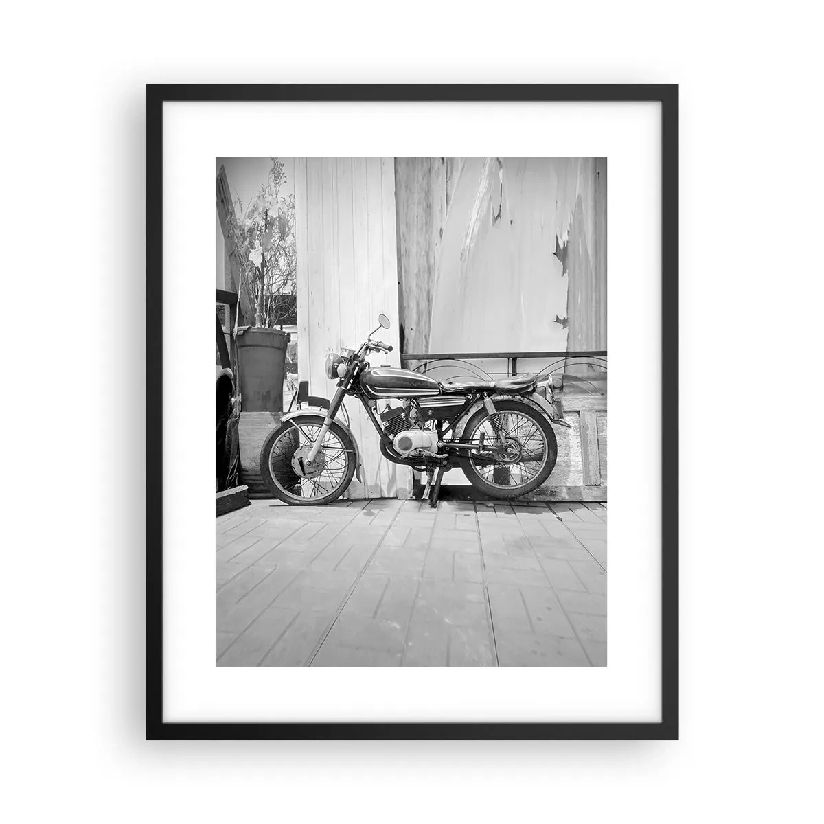 Affiche dans un cadre noir - Poster - Classique au dessus de tout - 40x50 cm