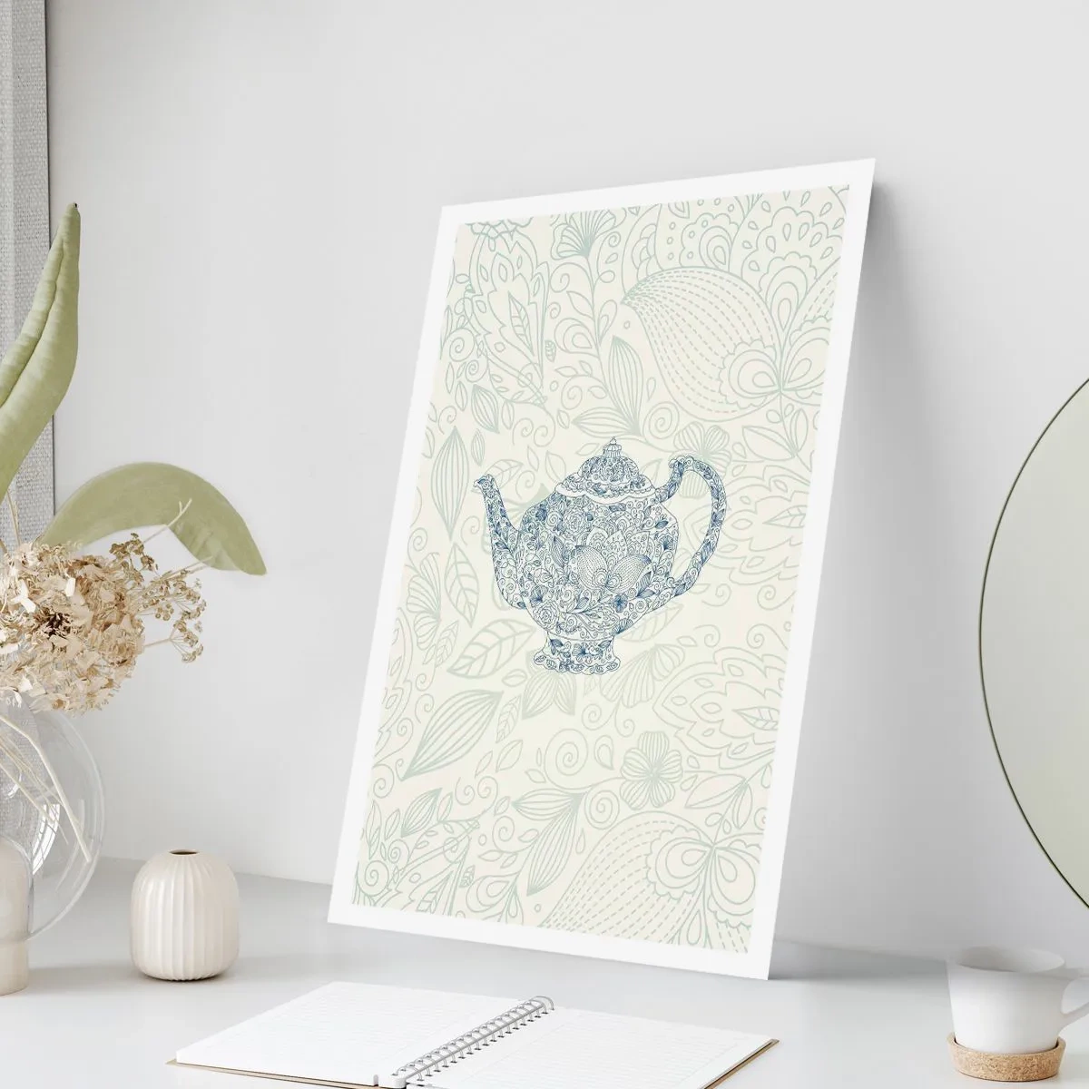 Affiche - Poster - Le charme du thé - 30x40 cm