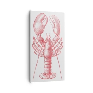 Impression sur toile - Image sur toile - Un homard digne d'Homère - 65x120 cm