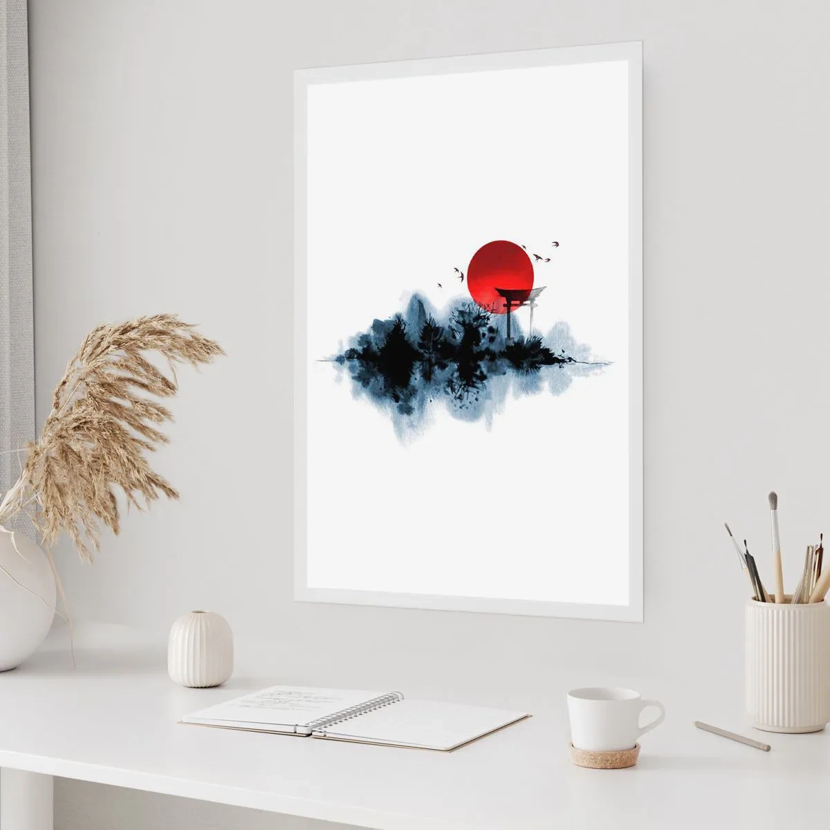 Affiche - Poster - Vue japonnaise - 30x40 cm