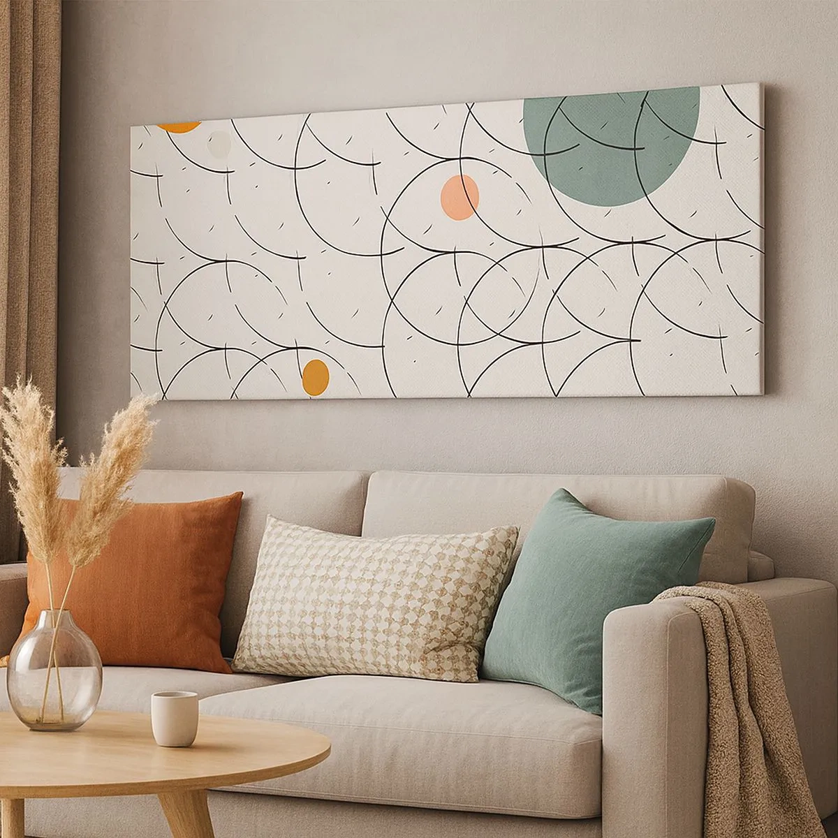 Impression sur toile - Image sur toile - Dans l'esprit pop art - 100x40 cm