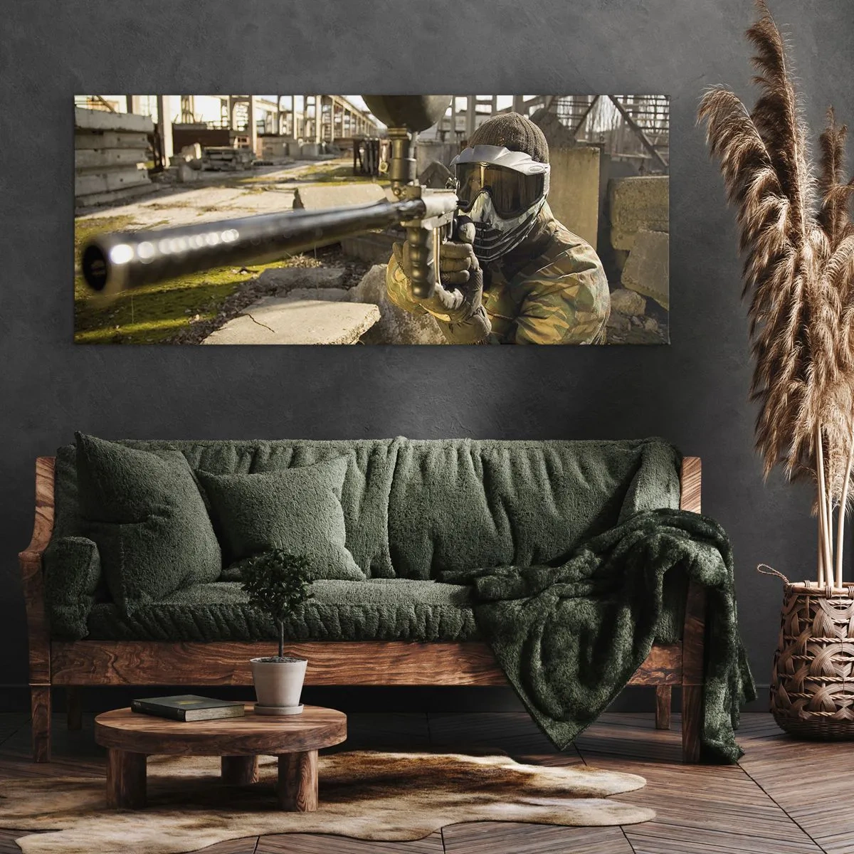 Impression sur toile - Image sur toile - Et vous pouvez devenir un héros - 100x40 cm