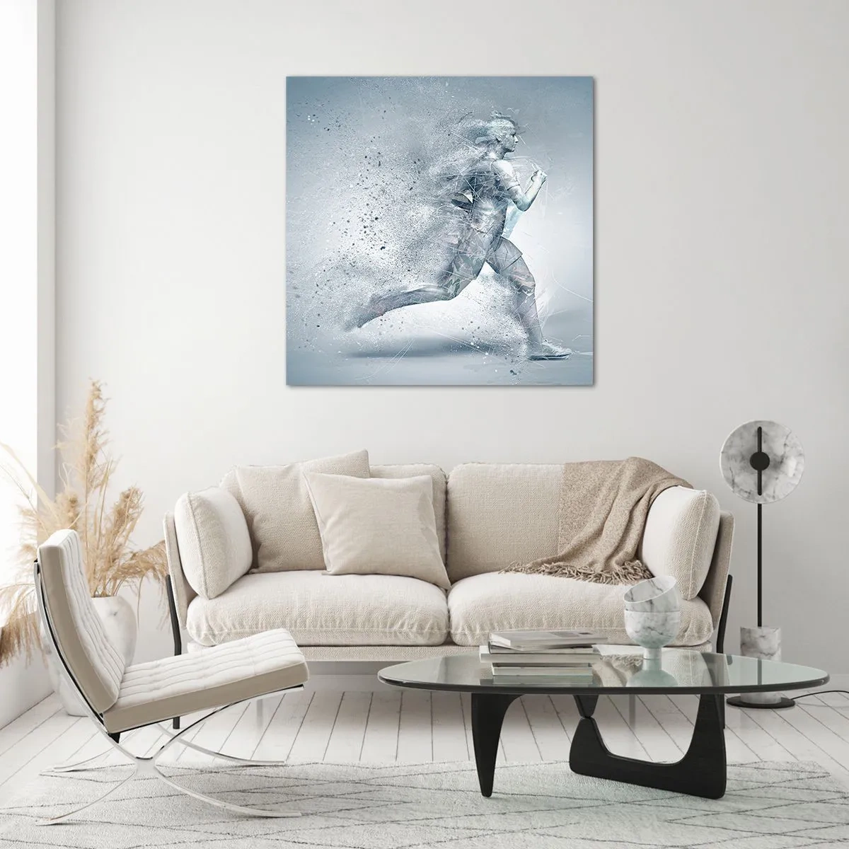 Impression sur verre - Image sur verre - Une énergie cristalline - 70x70 cm