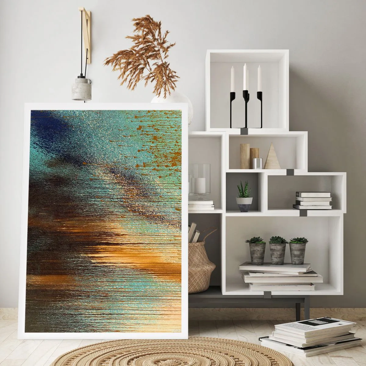 Affiche - Poster - Une composition de couleirs non fortuite - 40x50 cm