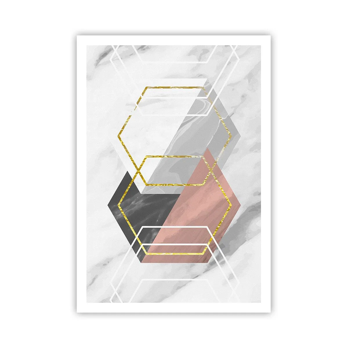 Affiche - Poster - Composition en chaîne - 70x100 cm