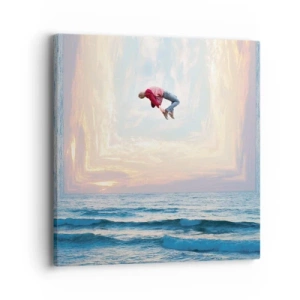 Impression sur toile - Image sur toile - Vers une autre dimension - 40x40 cm