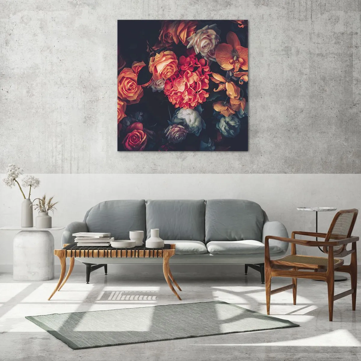 Impression sur verre - Image sur verre - Comme chez les maîtres hollandais - 40x40 cm