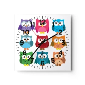 Horloge murale - Pendule murale - C'est amusant d'être différent - 40x40 cm