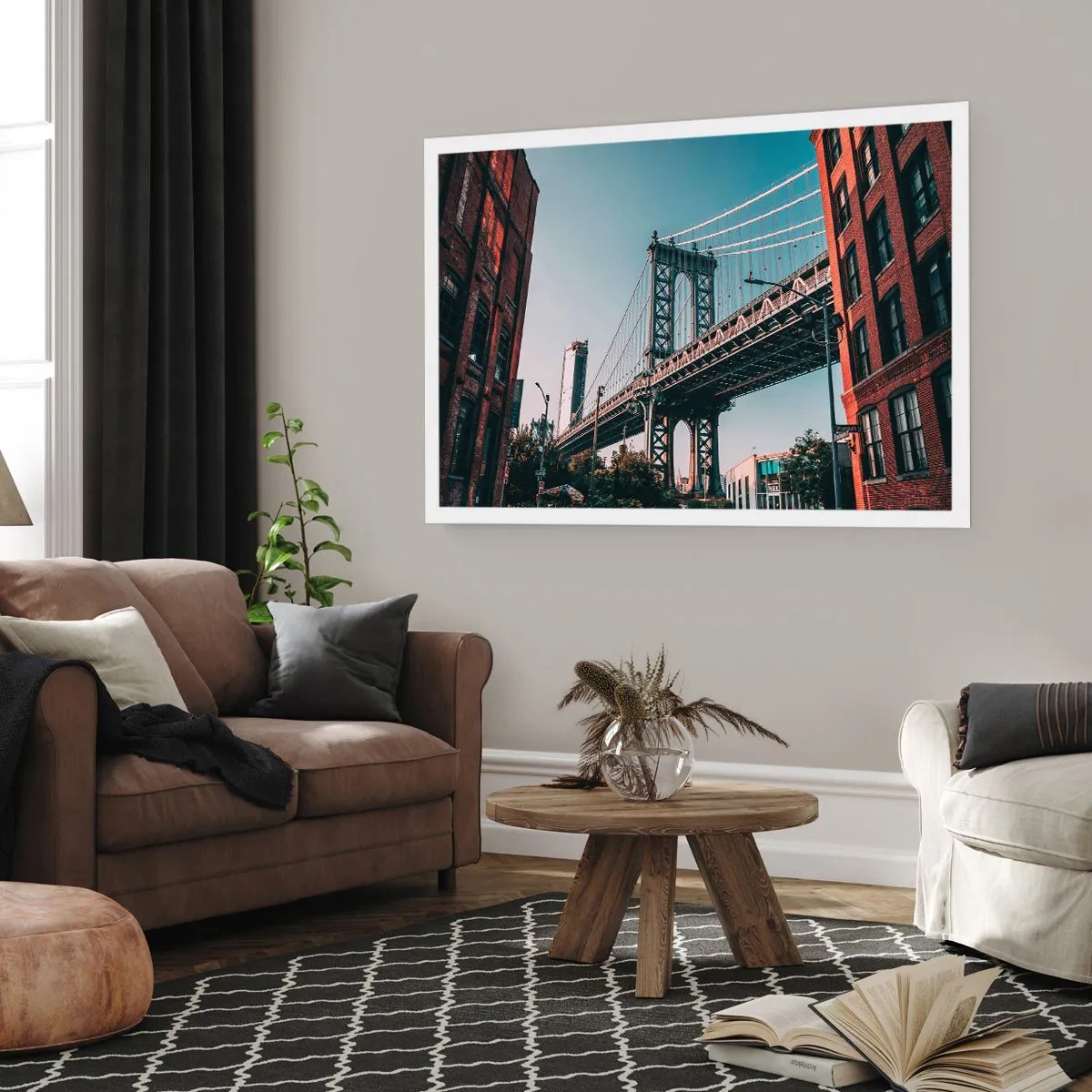 Affiche - Poster - Sur les vagues de la ville - 70x50 cm