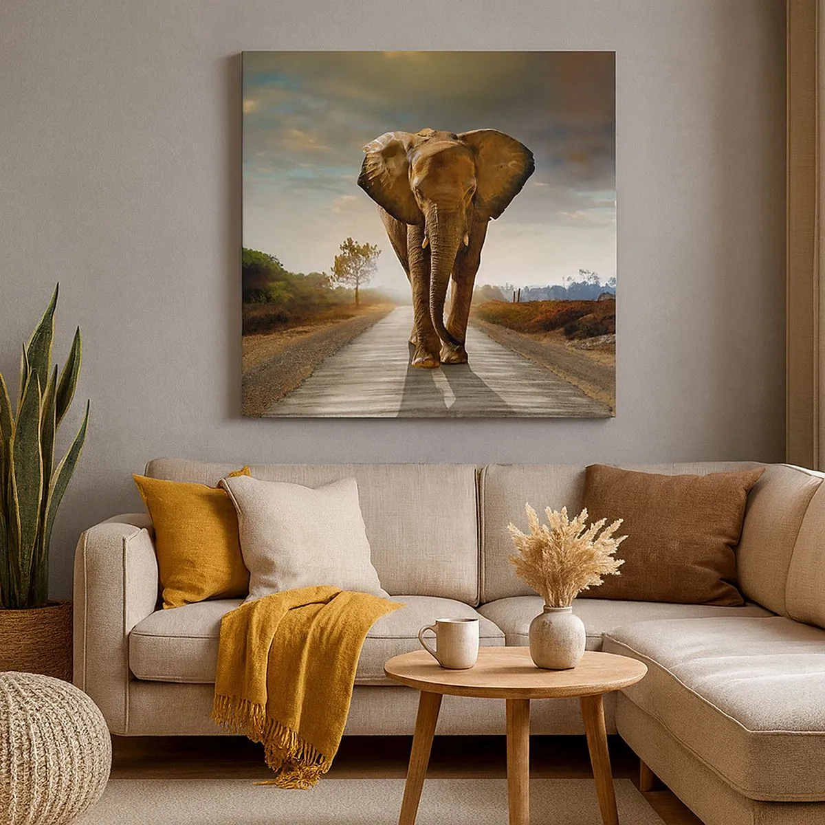 Impression sur toile - Image sur toile - Et pas du tout en porcelaine - 30x30 cm