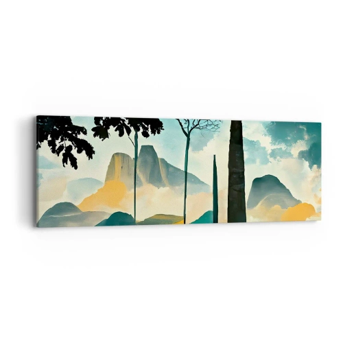 Impression sur toile - Image sur toile - Toujours de plus en plus haut - 90x30 cm