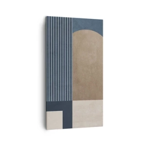 Impression sur toile - Image sur toile - Composition simple et en rondeur - 45x80 cm