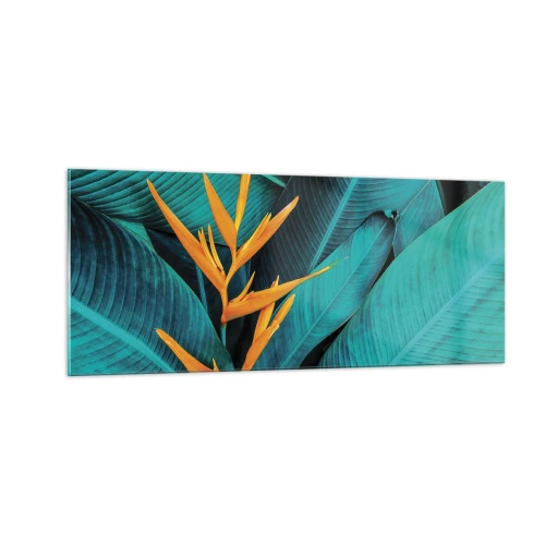 Impression sur verre - Image sur verre - Fleur d'Eden - 100x40 cm