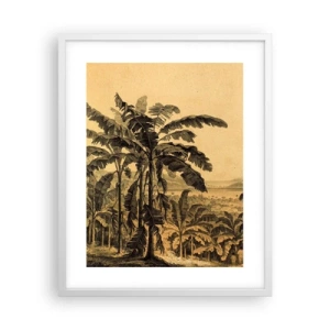 Affiche dans un cadre blanc - Poster - Dans un climat colonial - 40x50 cm