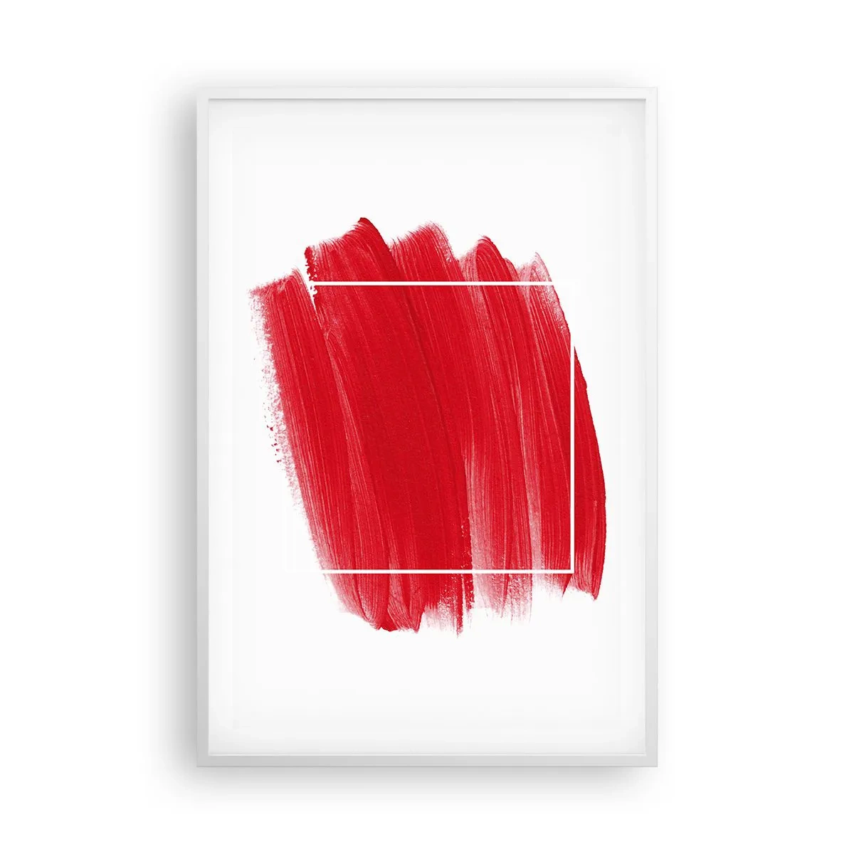 Affiche dans un cadre blanc - Poster - En dehors du cadre - 61x91 cm