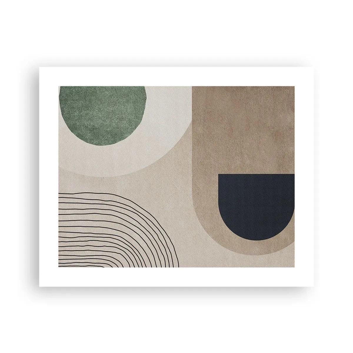 Affiche - Poster - La douceur de l'ovale - 50x40 cm